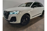 New Audi Q7 Diesel Estate 50 TDI Quattro Black Edition 5dr Tiptronic in Glacier white, metallic at Worcester Audi