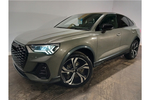 New Audi Q3 Sportback 35 TFSI Black Edition 5dr S Tronic in Chronos grey, metallic at Worcester Audi