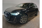 New Audi A1 Sportback 35 TFSI S Line 5dr S Tronic in Mythos black, metallic at Birmingham Audi