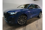 New Audi Q8 Diesel Estate 50 TDI Quattro Vorsprung 5dr Tiptronic in Ascari blue, metallic at Birmingham Audi