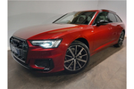 New Audi A6 Avant 40 TFSI Black Edition 5dr S Tronic in Grenadine Red Metallic at Birmingham Audi