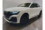 New Audi Q8 Diesel Estate 50 TDI Quattro Black Edition 5dr Tiptronic in Glacier white, metallic at Birmingham Audi