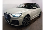 New Audi A1 Sportback 30 TFSI S Line 5dr S Tronic in Dew silver, metallic Mythos black, metallic at Birmingham Audi