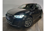 New Audi A1 Sportback 30 TFSI 110 S Line 5dr in Mythos black, metallic at Birmingham Audi