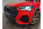 Image two of this New Audi Q3 Sportback 40 TFSI Quattro Black Edition 5dr S Tronic in Progressive red, metallic at Birmingham Audi