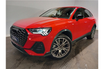 New Audi Q3 Sportback 40 TFSI Quattro Black Edition 5dr S Tronic in Progressive red, metallic at Birmingham Audi