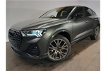 New Audi Q3 Sportback 35 TFSI Black Edition 5dr S Tronic in Daytona grey, pearl effect at Birmingham Audi