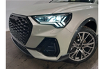 Image two of this New Audi Q3 Sportback 40 TFSI Quattro Black Edition 5dr S Tronic in Dew silver, metallic at Birmingham Audi