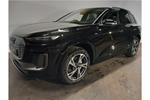 New Audi Q6 e-tron Estate 285kW Quattro 100kWh S Line 5dr Auto in Mythos black, metallic at Birmingham Audi