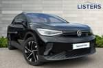 2022 Volkswagen ID.4 Estate 150kW Family Pro Performance 77kWh 5dr Auto in Mythos Black at Listers Volkswagen Loughborough