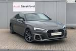 2023 Audi A5 Coupe 40 TFSI 204 S Line 2dr S Tronic in Chronos grey, metallic at Stratford Audi