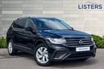 2023 Volkswagen Tiguan Allspace Estate 1.5 TSI Life 5dr DSG in Deep Black at Listers Volkswagen Loughborough