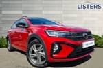 2023 Volkswagen Taigo Hatchback 1.5 TSI 150 R-Line 5dr DSG in Kings Red at Listers Volkswagen Coventry
