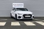 2023 Audi A3 Sportback 30 TFSI S Line 5dr S Tronic in Ibis White at Coventry Audi
