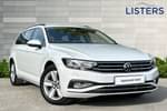 2023 Volkswagen Passat Estate 1.5 TSI EVO SE Nav 5dr DSG in Glacier White at Listers Volkswagen Loughborough