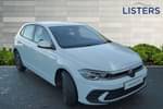 2023 Volkswagen Polo Hatchback 1.0 Life 5dr in Pure White at Listers Volkswagen Coventry