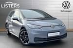 2021 Volkswagen ID.3 Hatchback 107KW Life Pro 58kWh 5dr Auto in Moonstone Grey at Listers Volkswagen Evesham