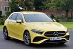2023 Mercedes-Benz A Class Hatchback A180 AMG Line Executive 5dr Auto in sun yellow at Mercedes-Benz of Lincoln