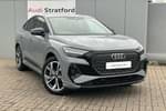 2023 Audi Q4 e-tron Sportback 125kW 35 55kWh Sport 5dr Auto in Pebble grey, solid at Stratford Audi
