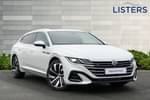 2023 Volkswagen Arteon Shooting Brake 1.4 TSI eHybrid R-Line 5dr DSG in Oryx White Mother-Of-Pearl at Listers Volkswagen Worcester