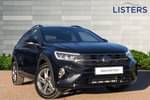 2023 Volkswagen Taigo Hatchback 1.0 TSI 110 R-Line 5dr DSG in Deep Black at Listers Volkswagen Loughborough