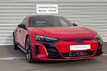2023 Audi RS e-tron GT Saloon 475kW Quattro 93kWh Carbon Black 4dr Auto in Tango red, metallic at Coventry Audi
