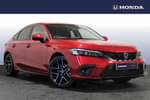 2024 Honda Civic Hatchback 2.0 eHEV Advance 5dr CVT in Red at Listers Honda Stratford-upon-Avon
