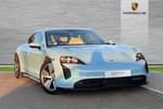 2020 Porsche Taycan Saloon 420kW 4S 93kWh 4dr Auto in Frozen blue metallic at Porsche Centre Hull