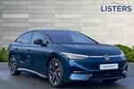 2024 Volkswagen ID.7 Hatchback 210kW Launch Edition Pro 77kWh 5dr Auto in Aquamarine Blue at Listers Volkswagen Worcester