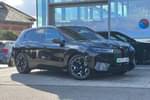 BMW iX xDrive50 M Sport in Black Sapphire metallic paint at Listers King's Lynn (BMW)