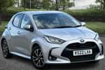 2022 Toyota Yaris Hatchback 1.5 Hybrid Design 5dr CVT in Silver at Listers Toyota Nuneaton