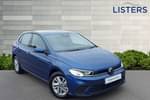 2022 Volkswagen Polo Hatchback 1.0 TSI Life 5dr DSG in Reef blue at Listers Volkswagen Coventry