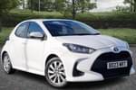 2023 Toyota Yaris Hatchback 1.5 Hybrid Icon 5dr CVT in White at Listers Toyota Nuneaton