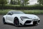2023 Toyota GR Supra Coupe 3.0 Pro 3dr in White at Listers Toyota Stratford-upon-Avon
