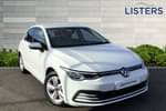 2021 Volkswagen Golf Hatchback 1.5 eTSI 150 Life 5dr DSG in Pure white at Listers Volkswagen Nuneaton