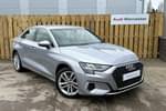 2021 Audi A3 Saloon 30 TFSI Sport 4dr in Floret Silver Metallic at Worcester Audi