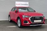 2021 Audi Q3 Estate 35 TFSI Sport 5dr S Tronic in Tango Red Metallic at Coventry Audi