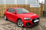 2022 Audi A1 Sportback 30 TFSI 110 S Line 5dr in Misano Red Pearlescent at Worcester Audi