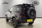 Image two of this 2023 Land Rover Defender Diesel Estate 3.0 D250 X-Dynamic SE 90 3dr Auto in Santorini Black at Listers Land Rover Hereford