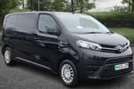 2023 Toyota Proace Medium Electric 100kW Icon 75kWh Van Auto (11kWCh) in Black at Listers Toyota Nuneaton