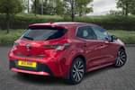 Image two of this 2022 Toyota Corolla Hatchback 1.8 VVT-i Hybrid Design 5dr CVT in Red at Listers Toyota Stratford-upon-Avon