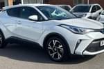 2023 Toyota C-HR Hatchback 2.0 Hybrid Design 5dr CVT in Pearl White at Listers Toyota Coventry