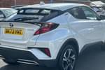 Image two of this 2023 Toyota C-HR Hatchback 2.0 Hybrid Design 5dr CVT in Pearl White at Listers Toyota Coventry