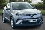 2017 Toyota C-HR Hatchback 1.8 Hybrid Icon 5dr CVT in Silver at Listers Toyota Coventry