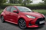 2022 Toyota Yaris Hatchback 1.5 Hybrid Design 5dr CVT in Red at Listers Toyota Lincoln