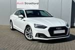 2024 Audi A5 Coupe 35 TFSI Sport 2dr S Tronic in Arkona white, solid at Stratford Audi
