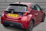 Image two of this 2021 Toyota Yaris Hatchback 1.5 Hybrid Design 5dr CVT in Red at Listers Toyota Bristol (North)