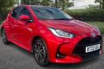 2022 Toyota Yaris Hatchback 1.5 Hybrid Design 5dr CVT in Red at Listers Toyota Coventry
