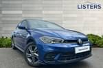 2024 Volkswagen Polo Hatchback 1.0 TSI 110 R-Line 5dr DSG in Reef blue at Listers Volkswagen Coventry