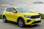 2024 Volkswagen T-Cross Estate 1.0 TSI 115 R-Line 5dr DSG in RUBBER DUCKY YELLOW at Listers Volkswagen Coventry